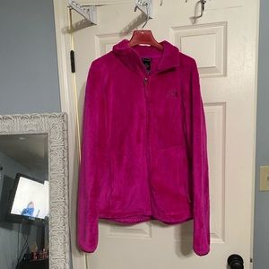 Pink fleece Northface women’s size medium jacket!